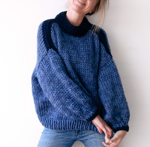 DIY x Colour Blocked Camilla Jumper - CLUB KNIT